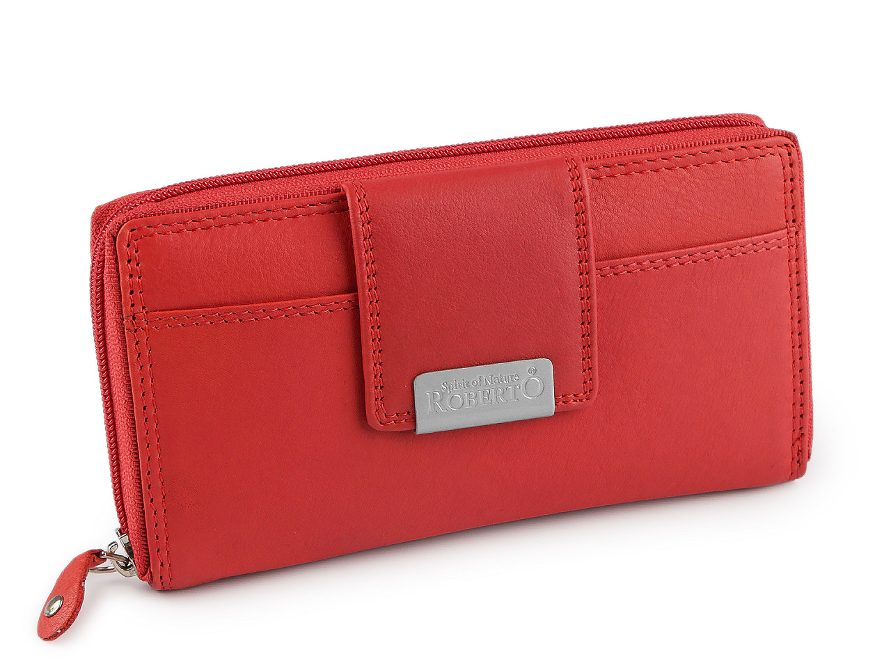 Portofel din piele pentru femei 10x18 cm - Negru (1 Bucată)