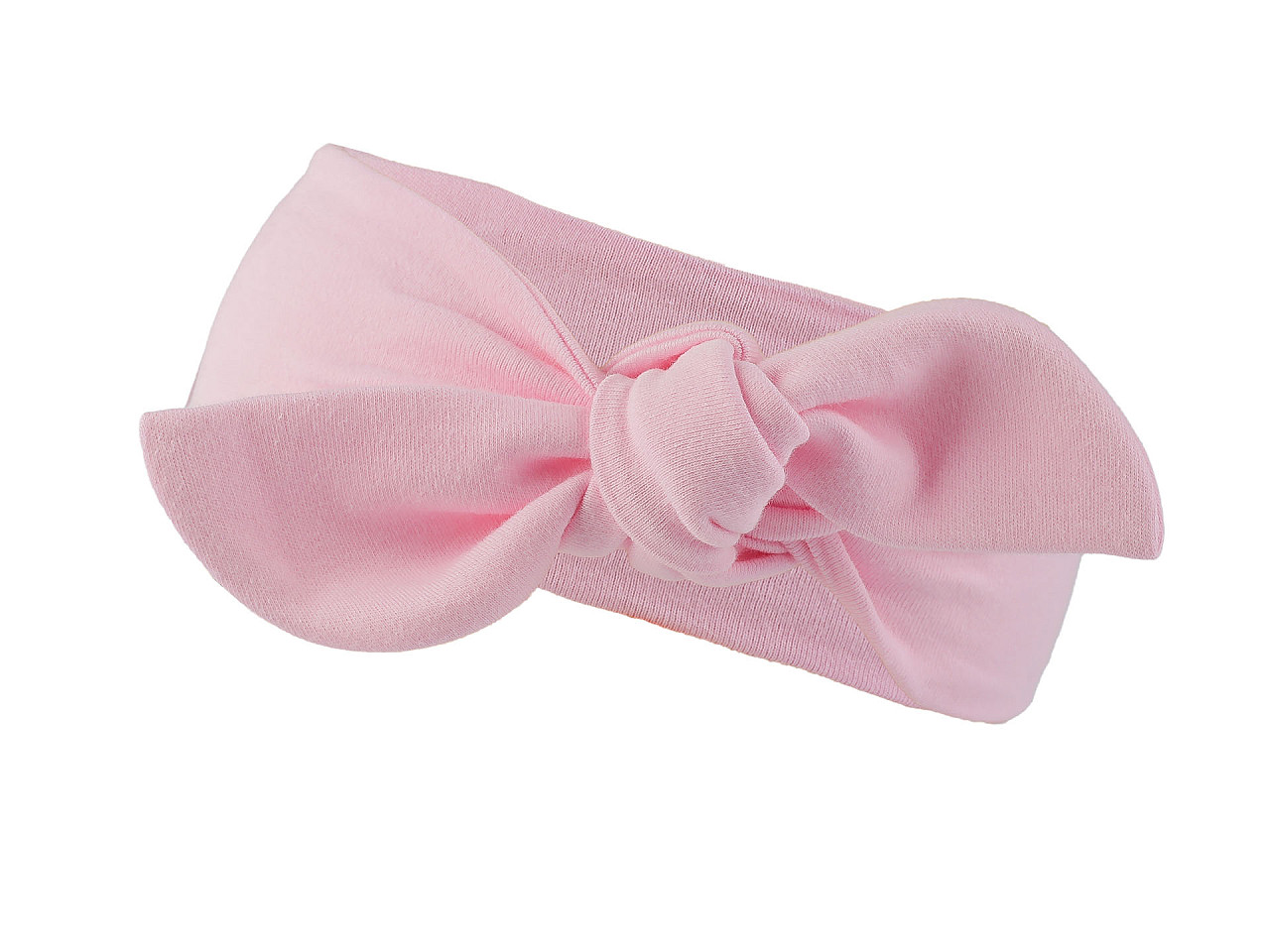 Bentiță de păr din bumbac pentru bebeluși - nod - Crem deschis (1 Bucată)