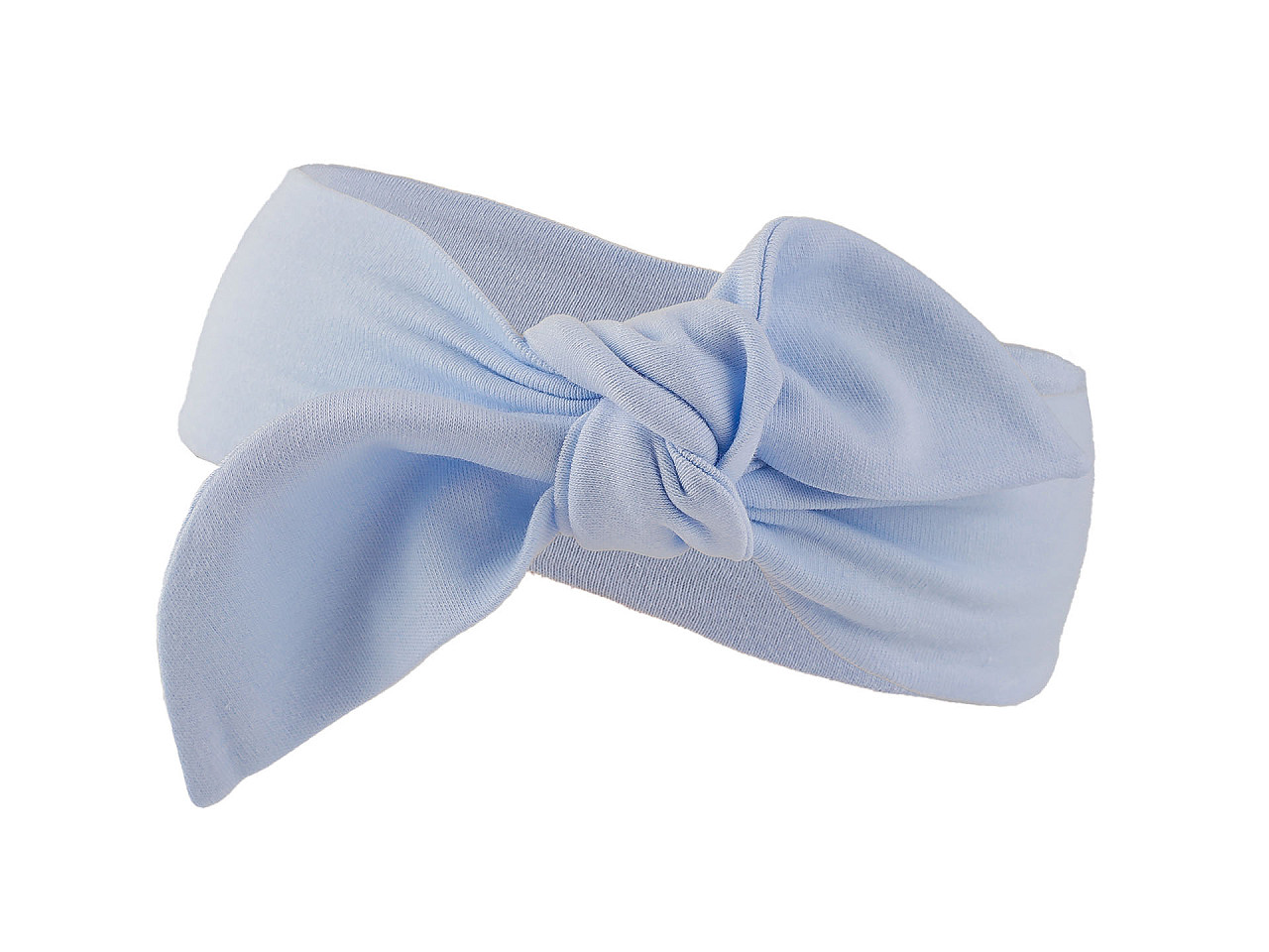 Bentiță de păr din bumbac pentru bebeluși - nod - Crem deschis (1 Bucată)