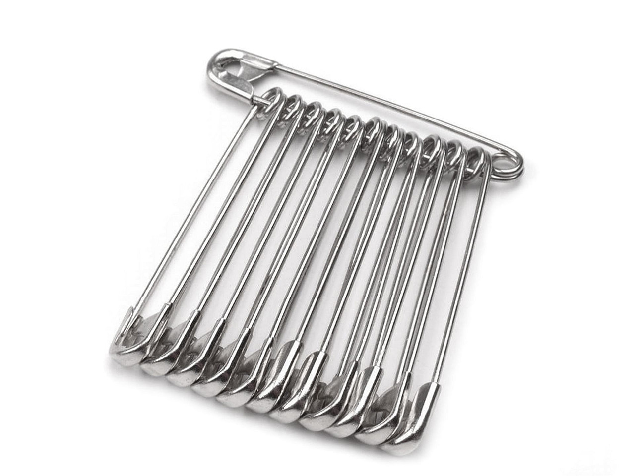 Ace de siguranță, lungime 50 mm - Nichel (50 Buchete)