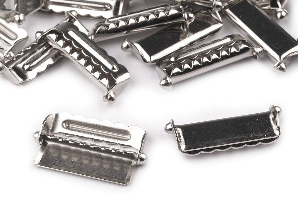 Cataramă ajustare bretele  20; 24; 30; 40 mm - Nichel (100 Bucăți)