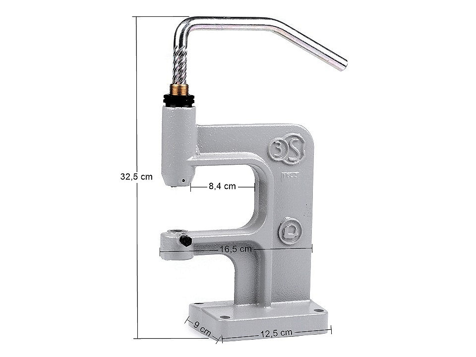 Presă manuală pentru ocheți și capse metalice - Elephant skin (1 Bucată)