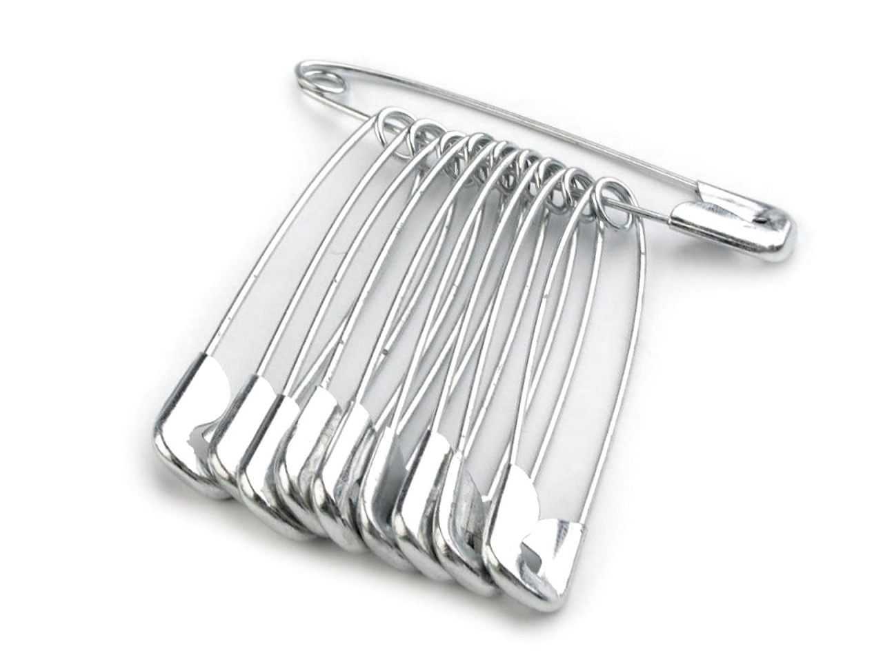 Ace de siguranță, lungime 45 mm - Nichel (5 Buchete)