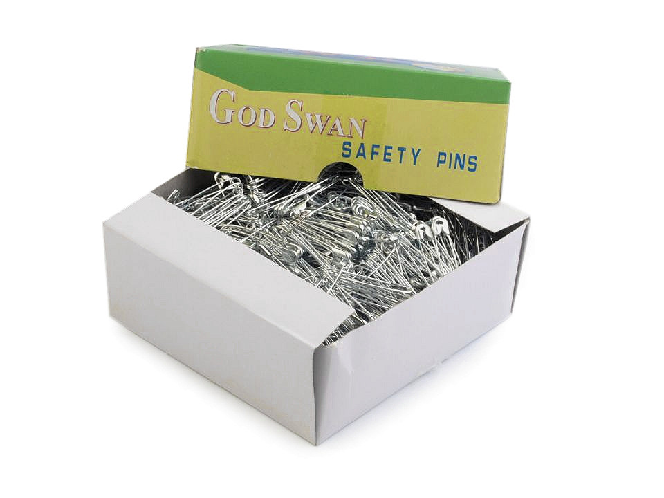 Ace de siguranță, lungime 45 mm - Nichel (5 Buchete)