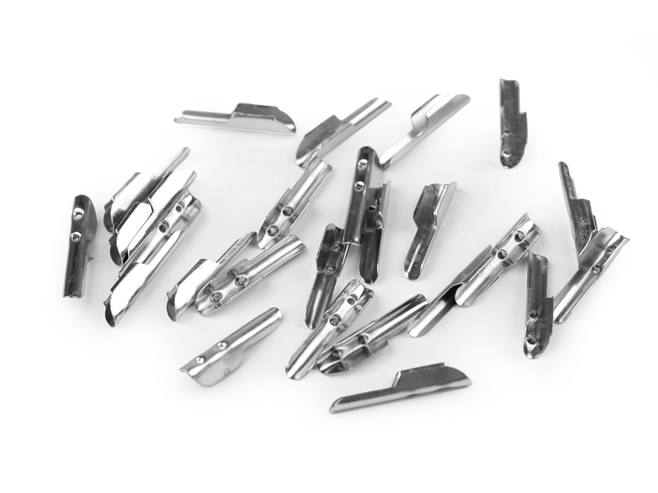 Terminatie pentru snur 4x19 mm - Nichel (50 Bucăți)