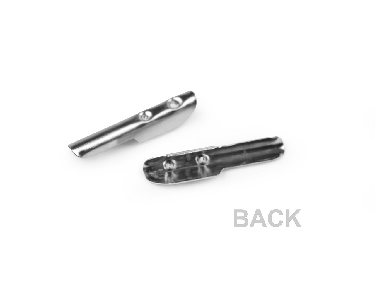 Terminatie pentru snur 4x19 mm - Nichel (50 Bucăți)