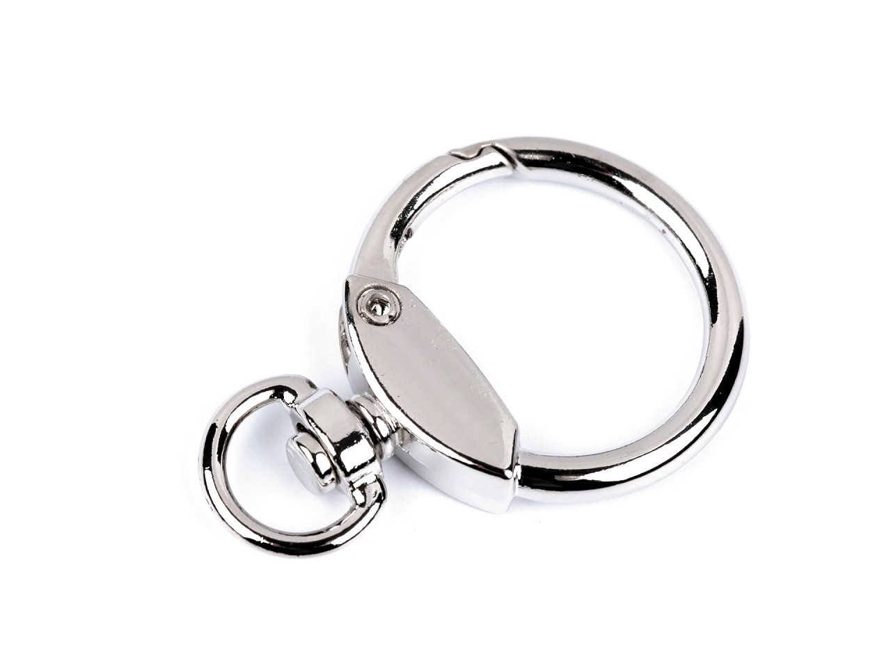 Carabină rotativă 10 mm - Nichel (10 Bucăți)