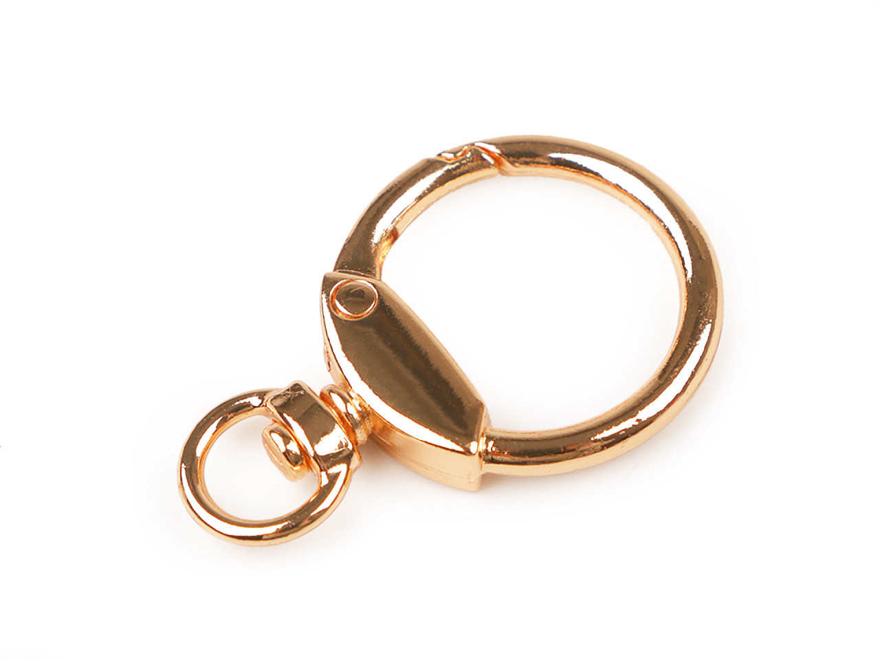 Carabină rotativă 10 mm - Nichel (10 Bucăți)