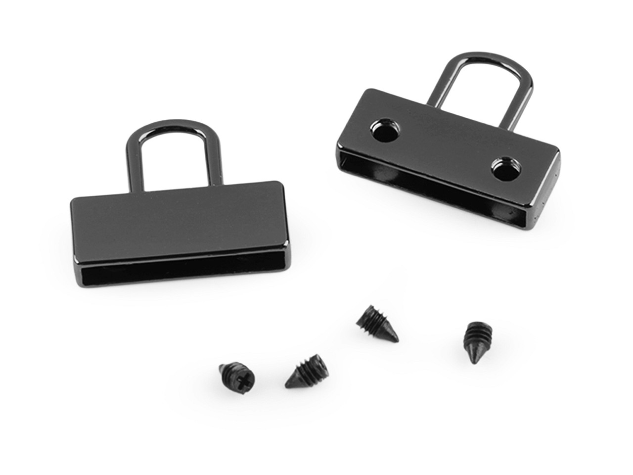 Terminatie chingă lățime 20 mm - Auriu rose (2 Bucăți)