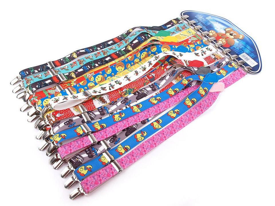 Bretele copii tip y, 70 cm, diverese modele - Roz (1 Bucată) Bretele copii tip y, 70 cm, diverese modele - Roz (1 Bucată)