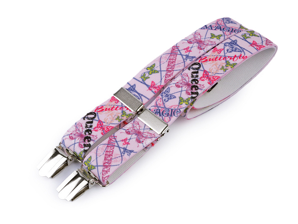 Bretele copii tip y, 70 cm, diverese modele - Roz (1 Bucată) Bretele copii tip y, 70 cm, diverese modele - Roz (1 Bucată)