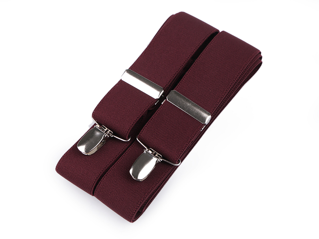 Bretele pantaloni tip x, diverse modele - Vișiniu (1 Bucată)