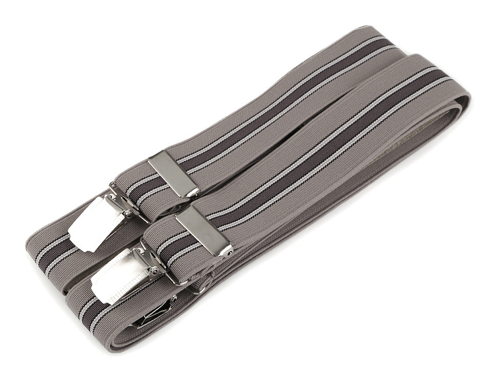 Bretele pantaloni tip x, diverse modele - Negru (1 Bucată)