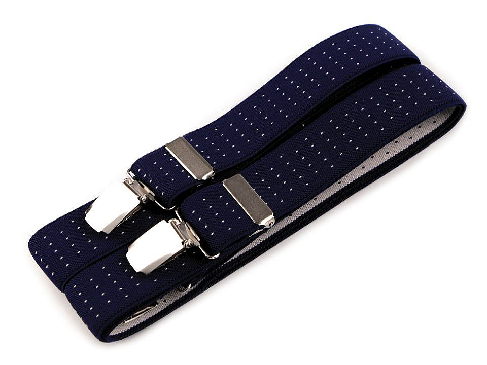 Bretele pantaloni tip x, diverse modele - Negru (1 Bucată)