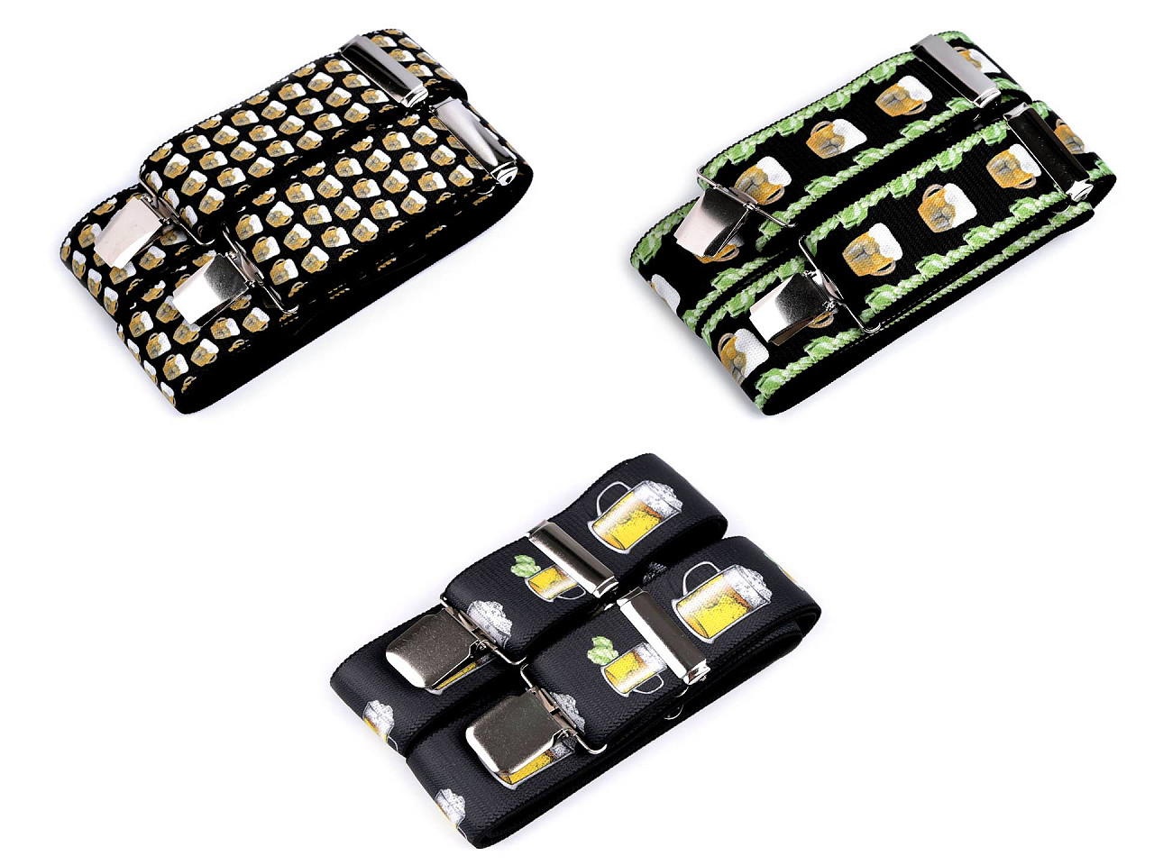 Bretele tip y, lungime 120 cm - Negru (1 Bucată)