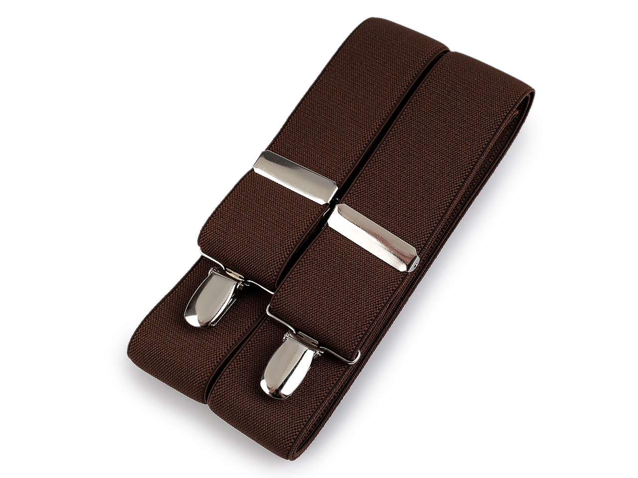 Bretele pantaloni, lățime 3,5 cm, lungime 120 cm - Negru (1 Bucată)