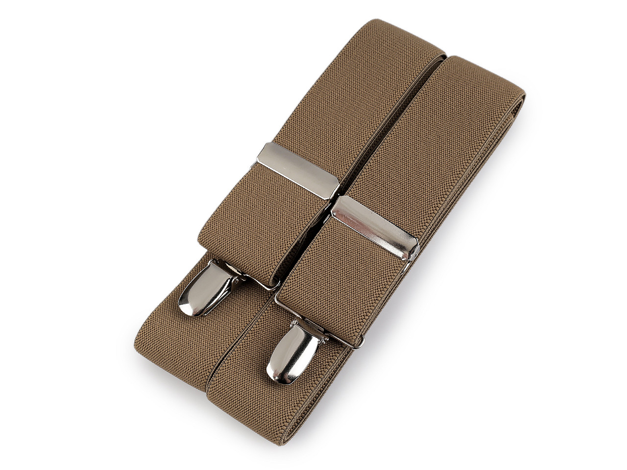 Bretele pantaloni, lățime 3,5 cm, lungime 120 cm - Negru (1 Bucată)