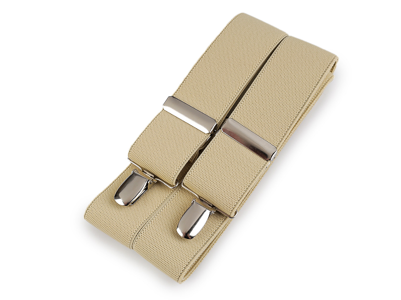 Bretele pantaloni, lățime 3,5 cm, lungime 120 cm - Negru (1 Bucată)