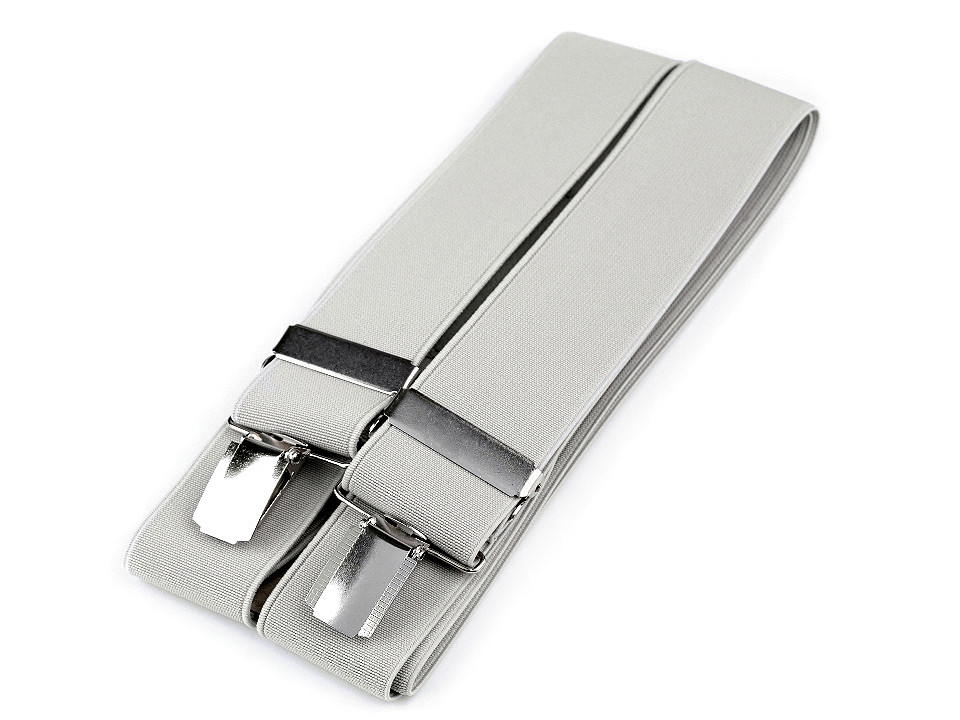 Bretele pantaloni, lățime 3,5 cm, lungime 120 cm - Negru (1 Bucată)