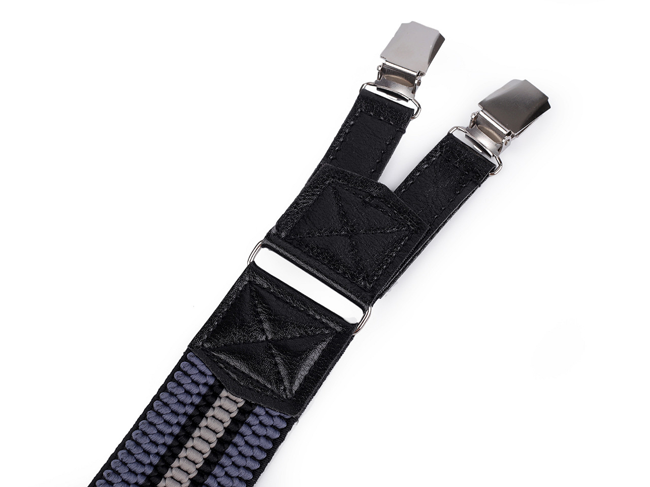 Bretele pantaloni 120 cm - Albastru delta (1 Bucată)