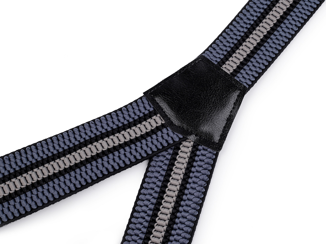 Bretele pantaloni 120 cm - Albastru delta (1 Bucată)