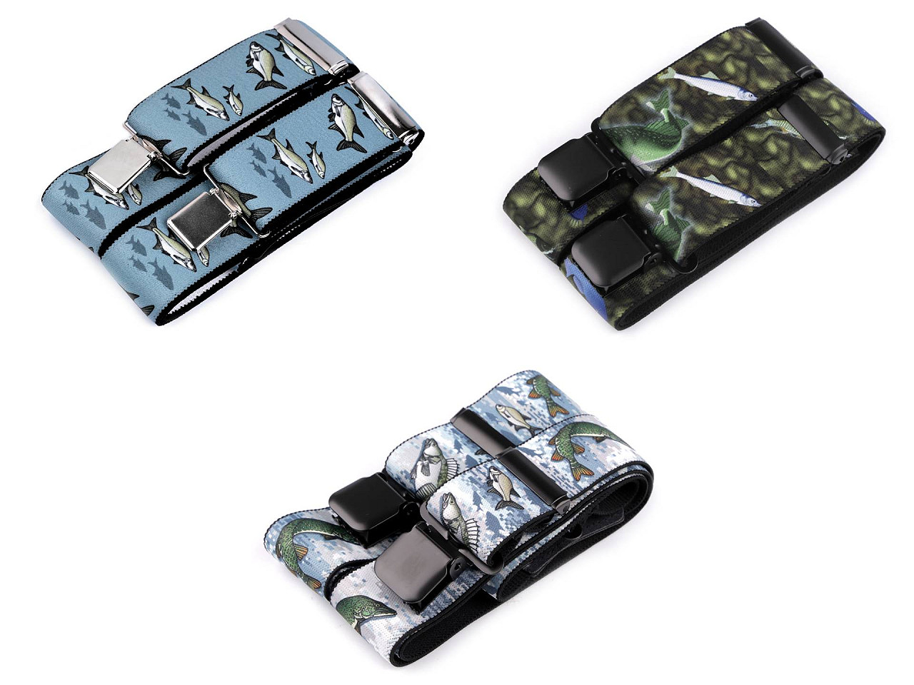 Bretele pantaloni 120 cm - Gri albăstrui deschis (1 Bucată)