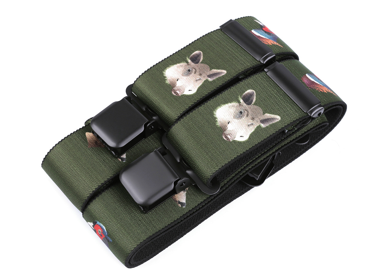 Bretele pantaloni 120 cm - Verde (1 Bucată)