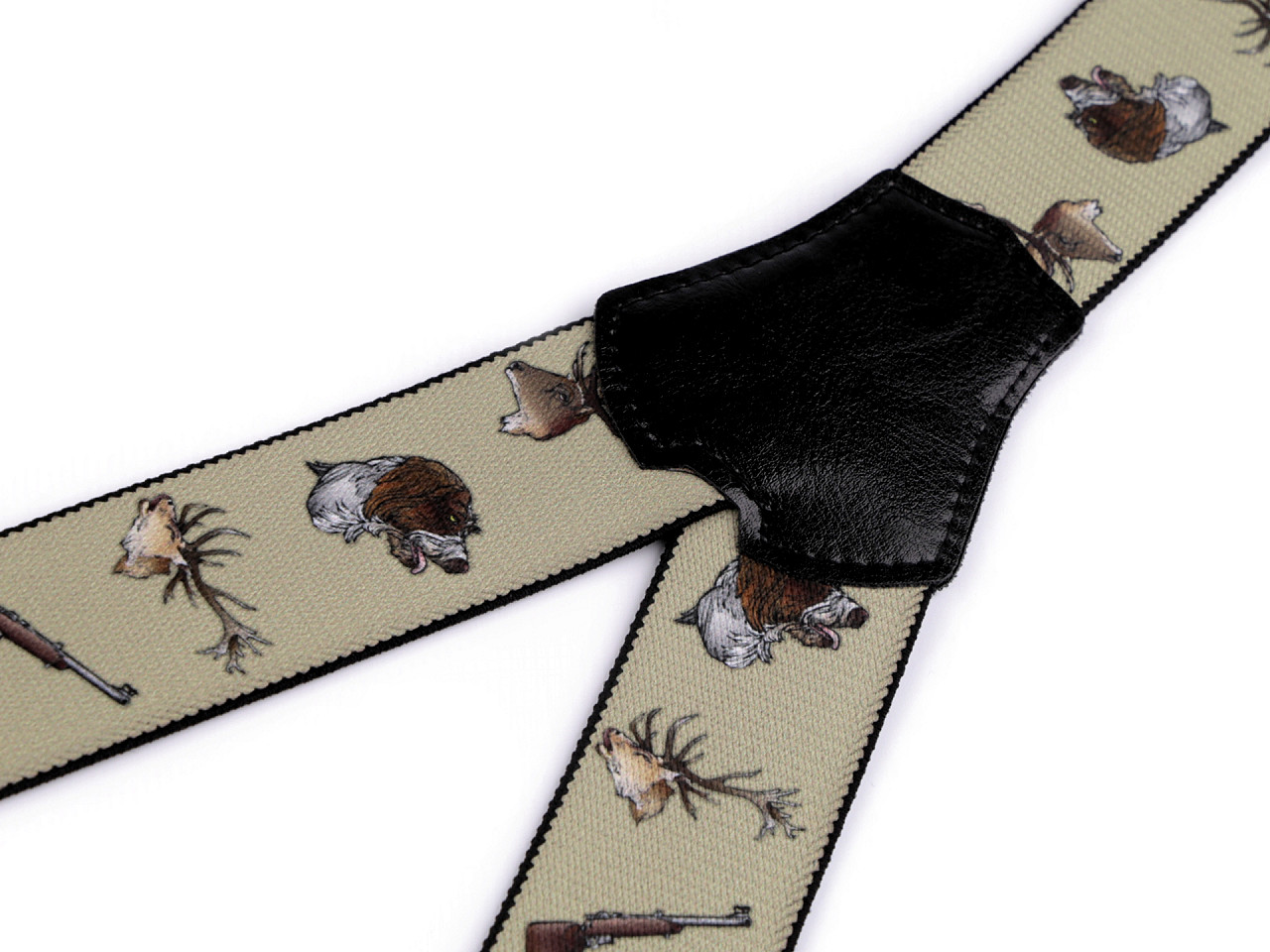 Bretele pantaloni 120 cm - Verde (1 Bucată)