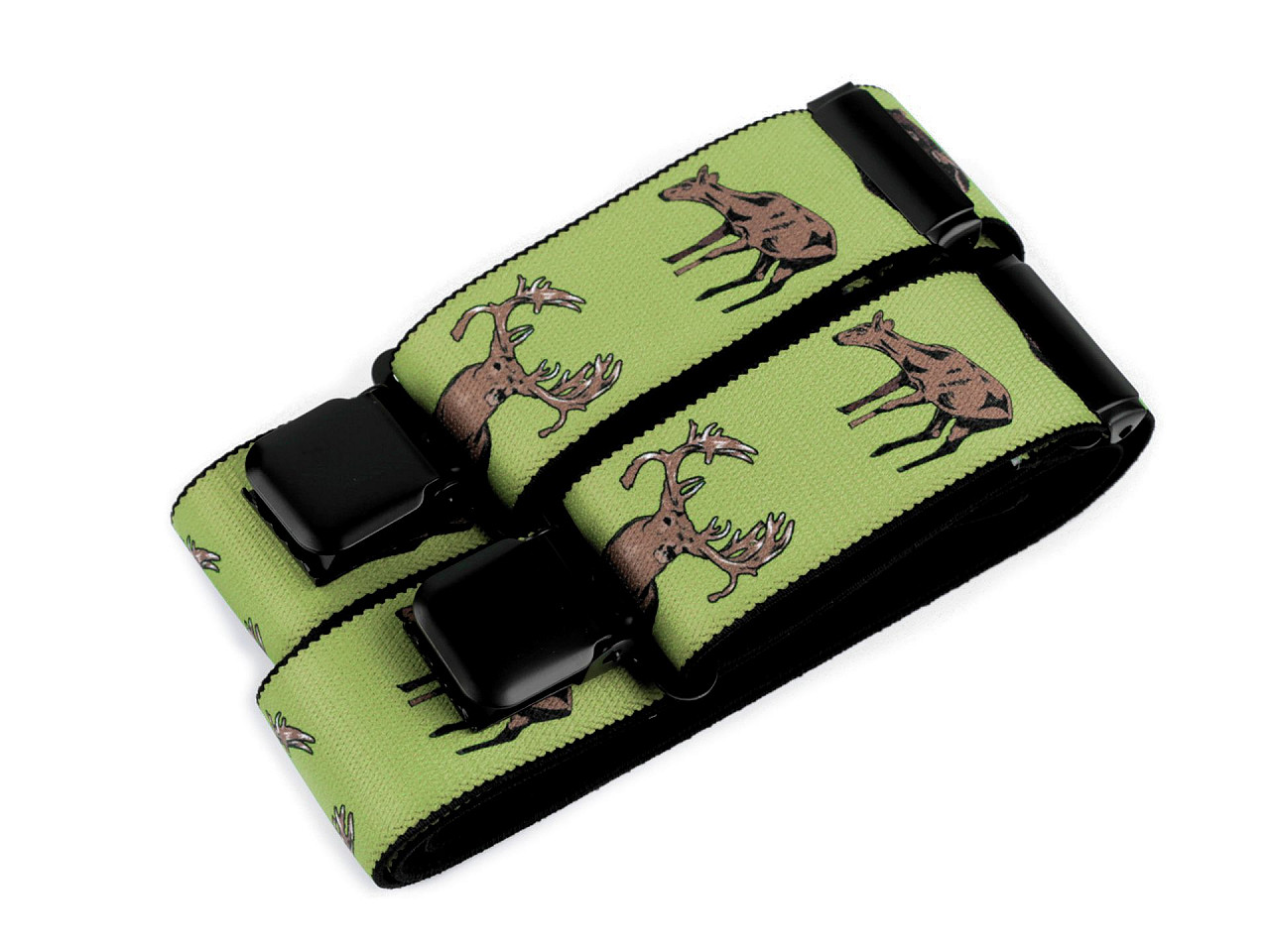 Bretele pantaloni 120 cm - Verde (1 Bucată)