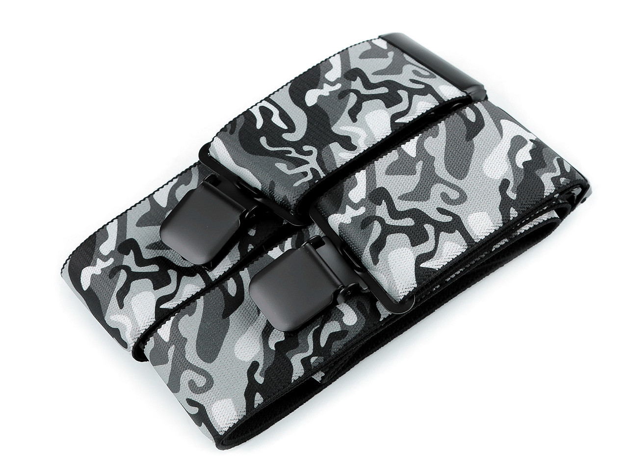 Bretele pantaloni 120 cm - Gri neutral (1 Bucată)