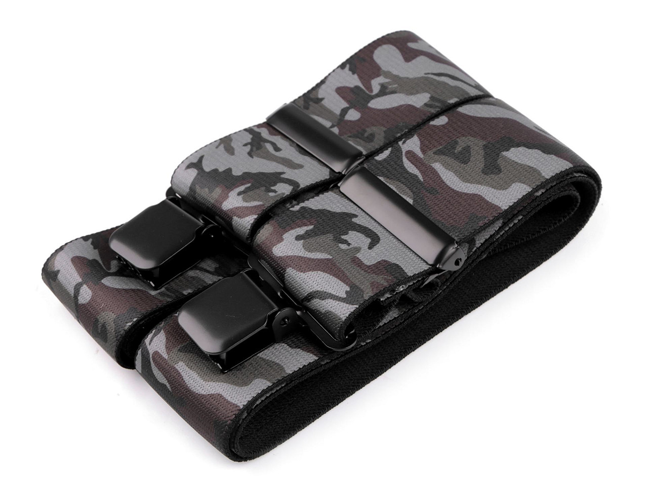 Bretele pantaloni 120 cm - Gri neutral (1 Bucată)