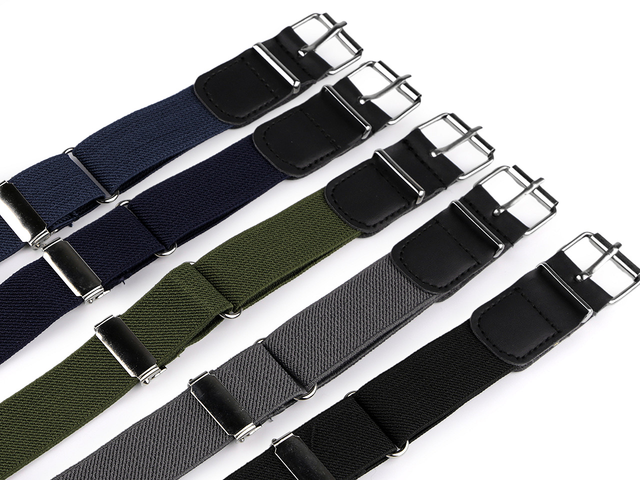 Curea elastica pentru copii, latime 2,5 cm - Albastru închis (1 Bucată)