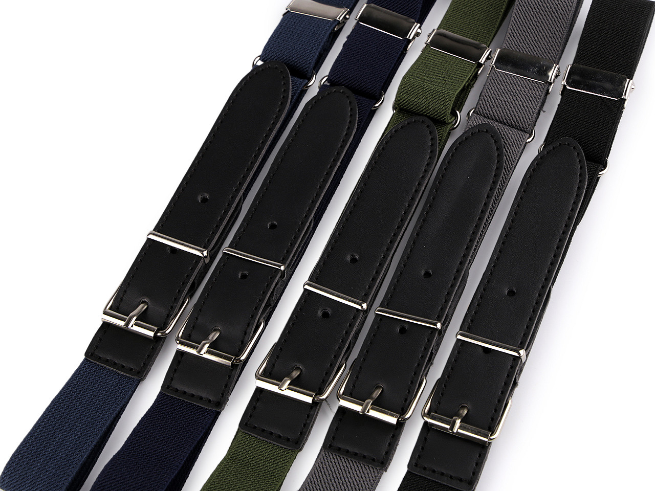 Curea elastica pentru copii, latime 2,5 cm - Albastru închis (1 Bucată)