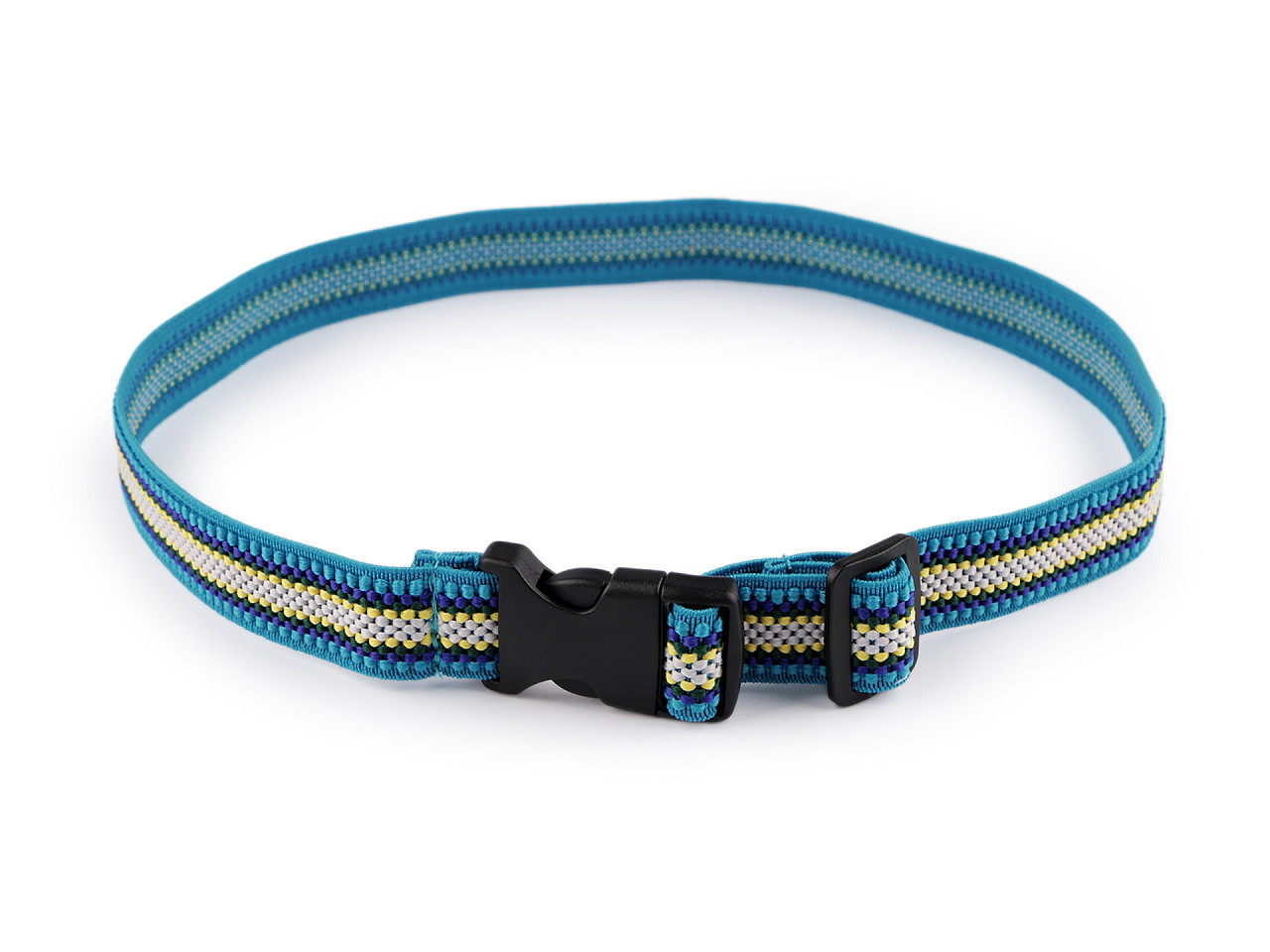 Curea elastica pentru copii, latime 2,5 cm - Albastru delta (1 Bucată)