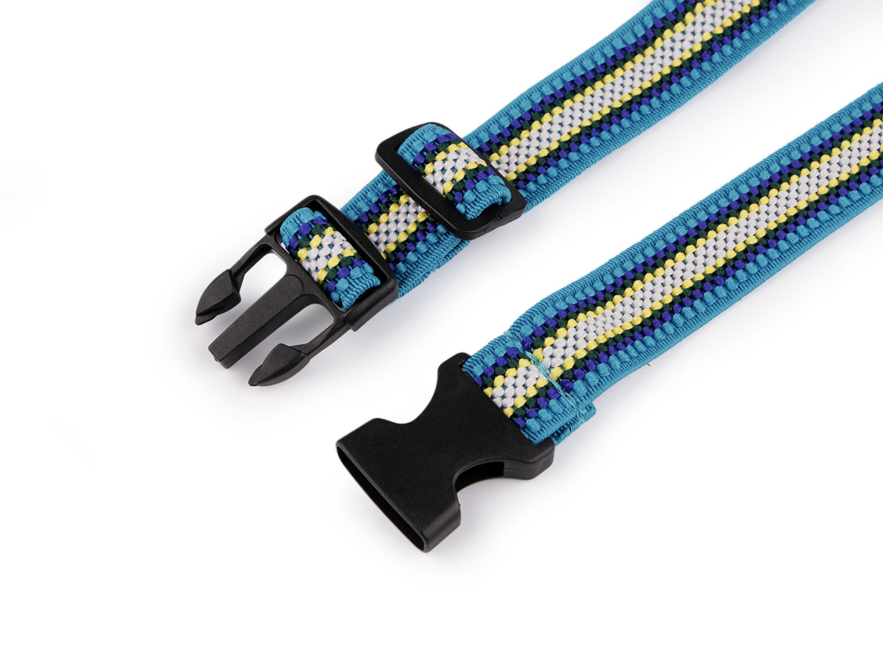 Curea elastica pentru copii, latime 2,5 cm - Albastru delta (1 Bucată)