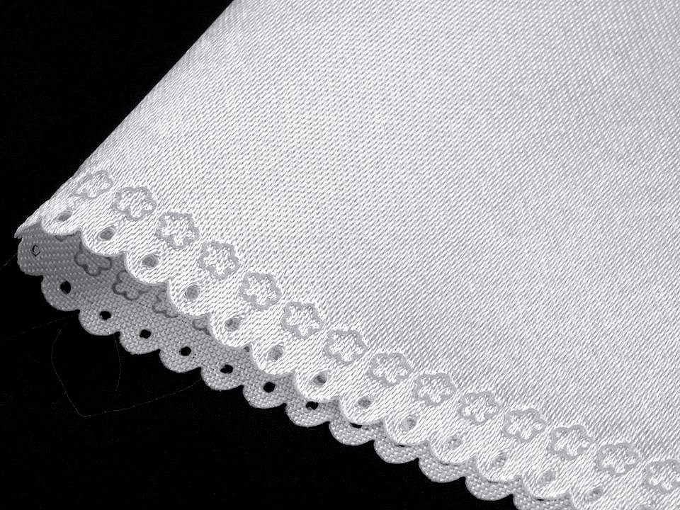 Batistă satin - Alb (1 Bucată)