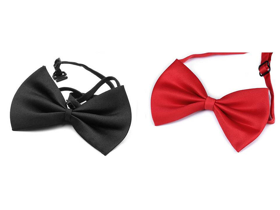 Papion poliester - Roșu (1 Bucată)