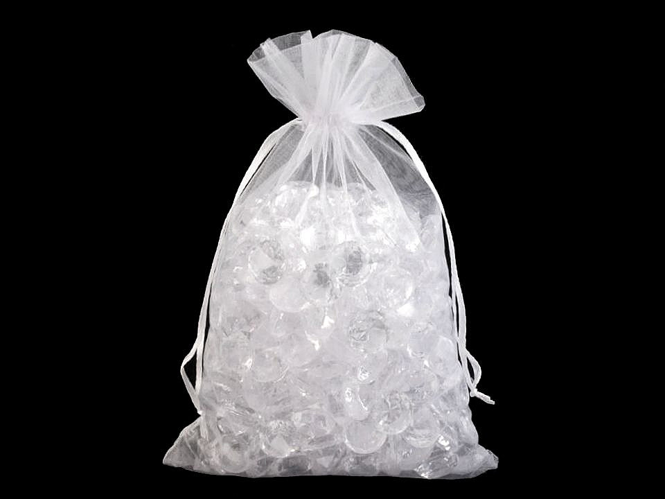 Săculeț organza pentru cadouri, 17x23 - Roșu (10 Bucăți)