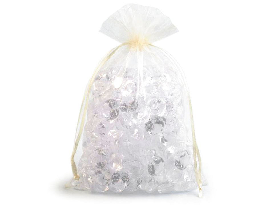 Săculeț organza pentru cadouri, 17x23 - Roșu (10 Bucăți)