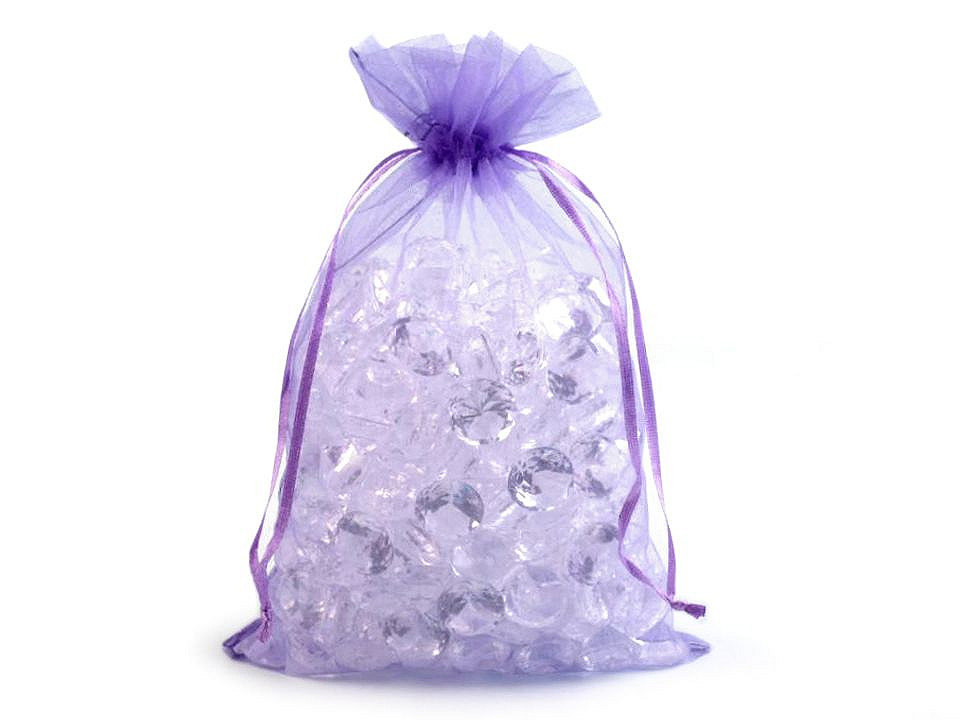 Săculeț organza pentru cadouri, 17x23 - Roșu (10 Bucăți)