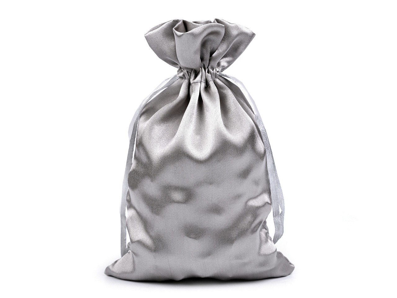 Săculeț satin pentru cadouri, 11x17 cm - Negru (100 Bucăți)