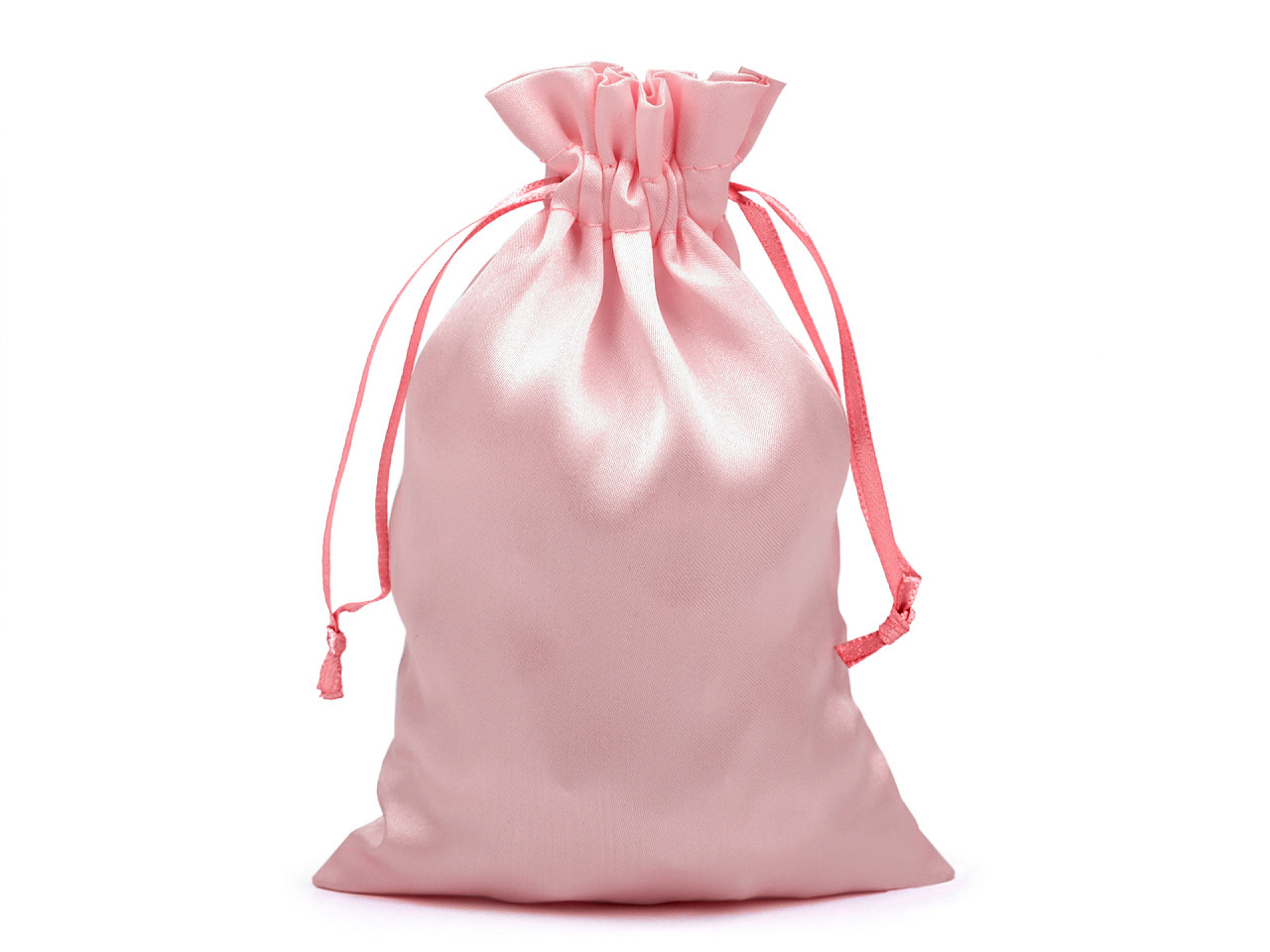 Săculeț satin pentru cadouri, 11x17 cm - Negru (100 Bucăți)