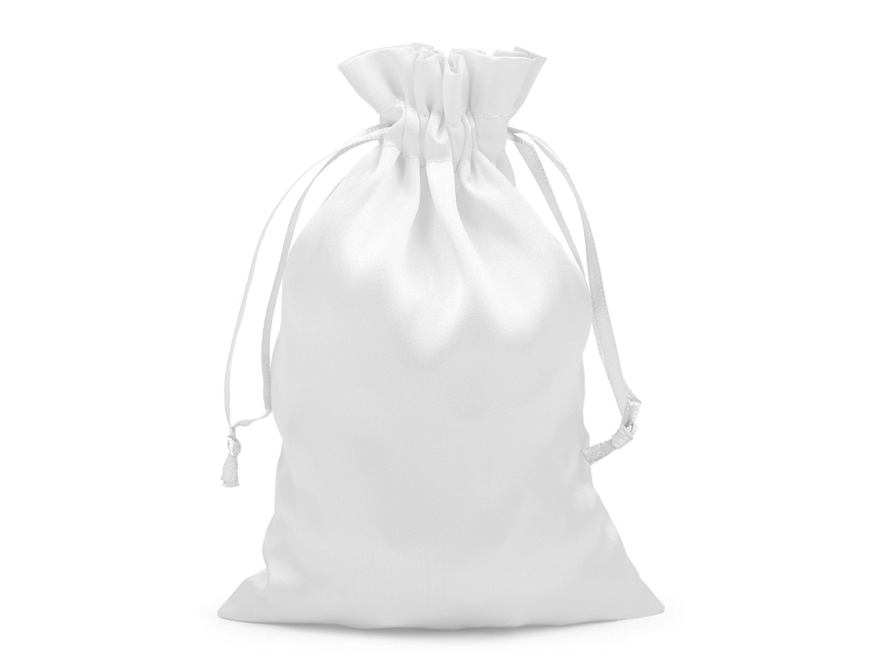 Săculeț satin pentru cadouri, 11x17 cm - Negru (100 Bucăți)