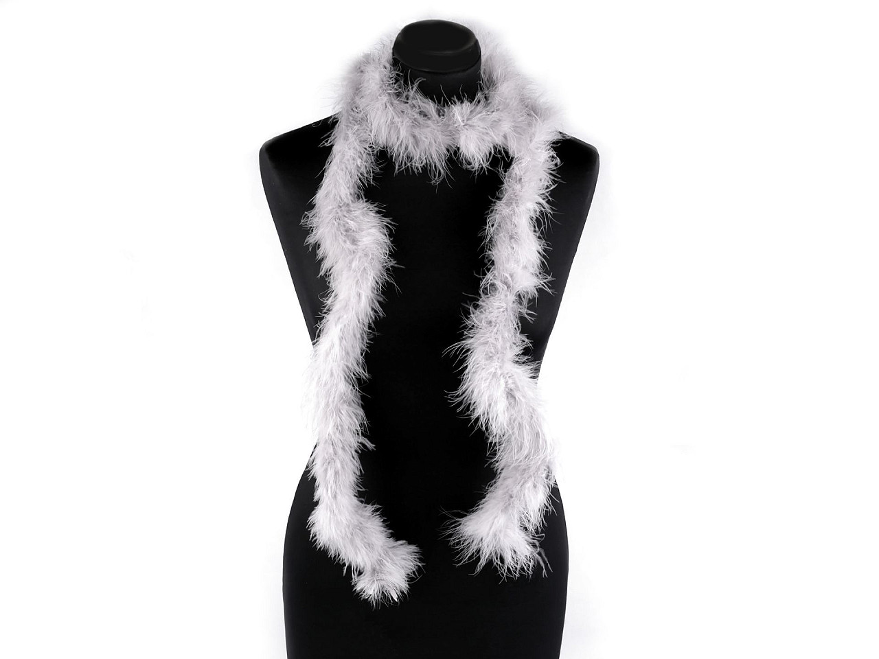 Șirag fulgi boa, 25g, lungime 2 m - Negru (1 Bucată)