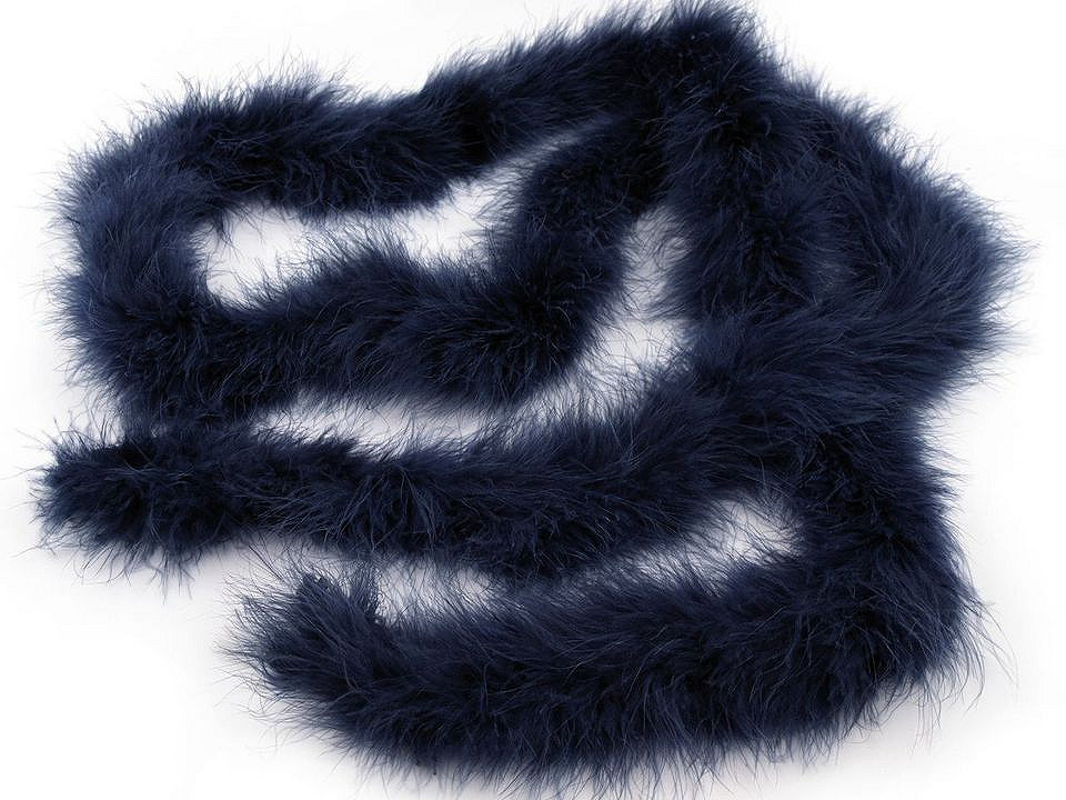 Șirag fulgi boa, 25g, lungime 2 m - Negru (1 Bucată)