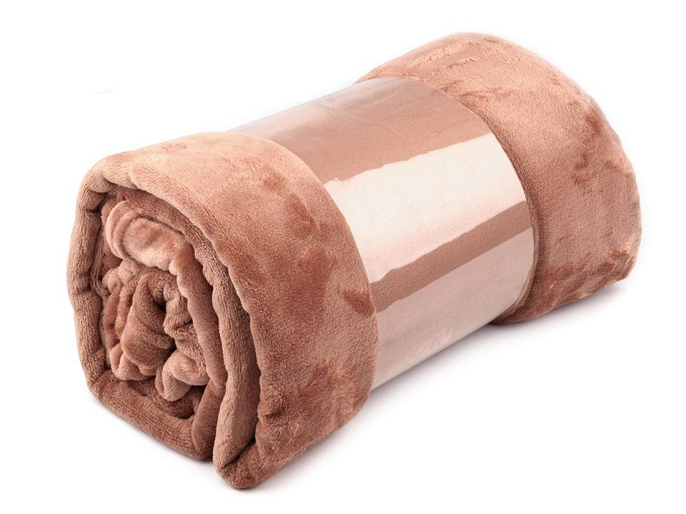 Pătură fleece, 150x200 cm - Bej deschis (1 Bucată)