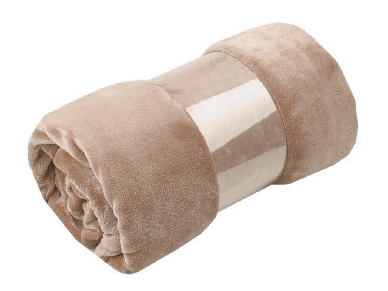 Pătură fleece, 150x200 cm - Bej deschis (1 Bucată)