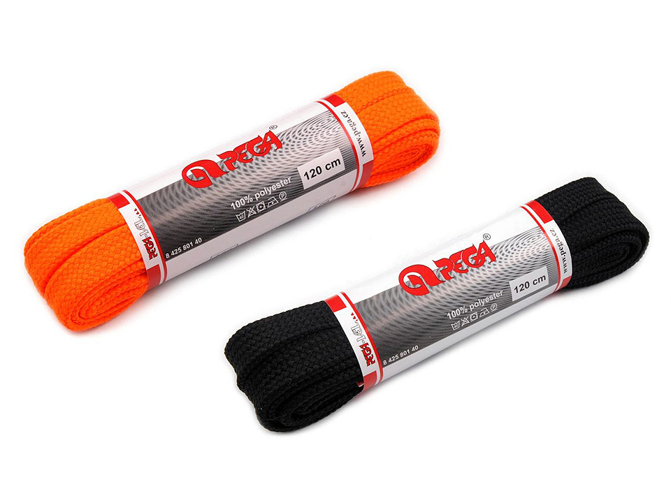 Șireturi colorate, 120 cm - Gri (1 Pereche)