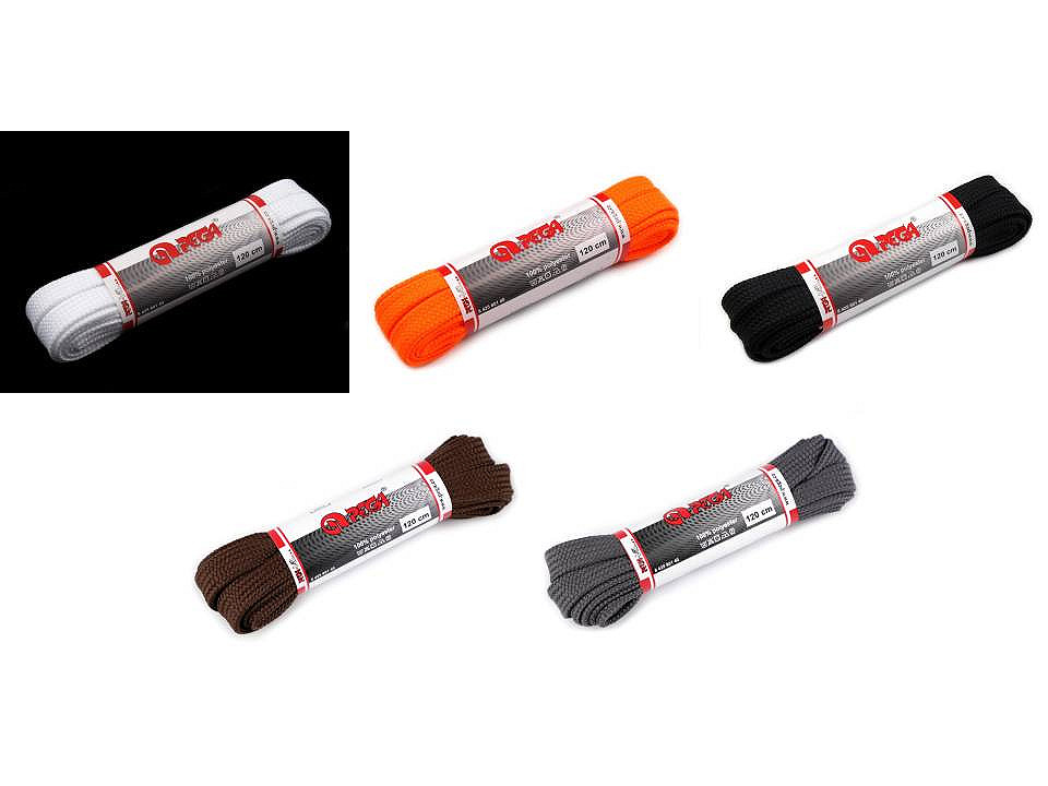 Șireturi colorate, 120 cm - Gri (1 Pereche)