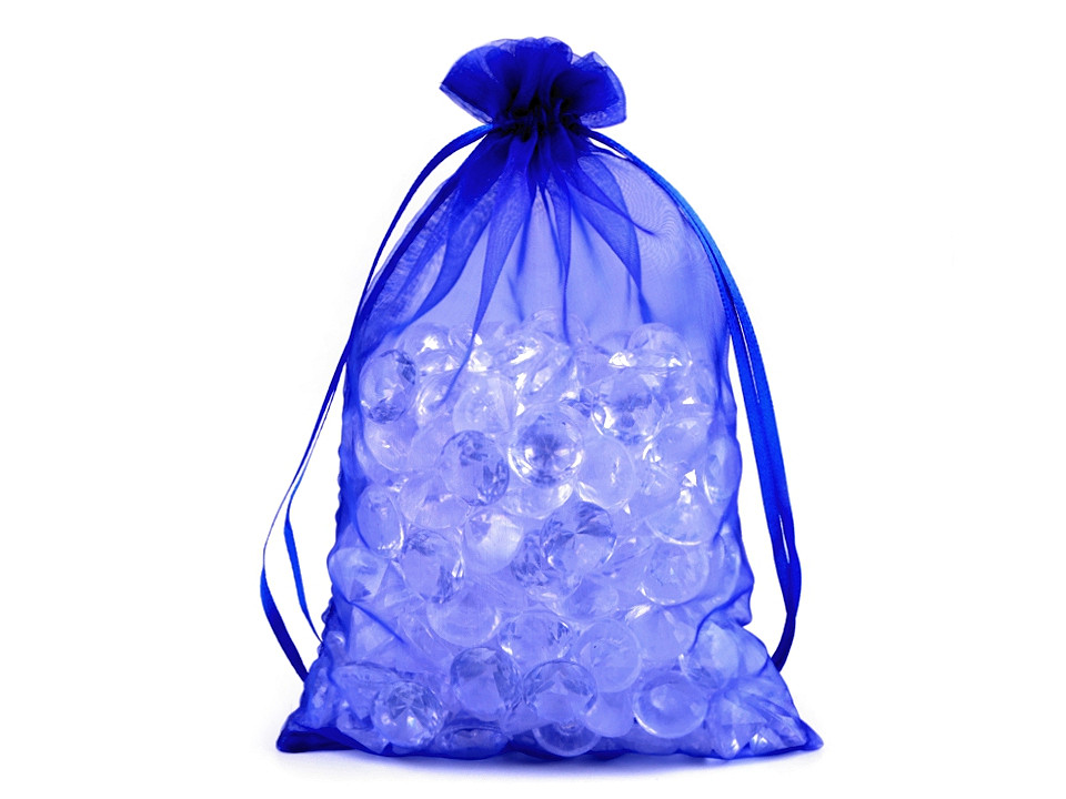 Săculeț organza pentru cadouri, 14x21 cm - Alb (100 Bucăți)
